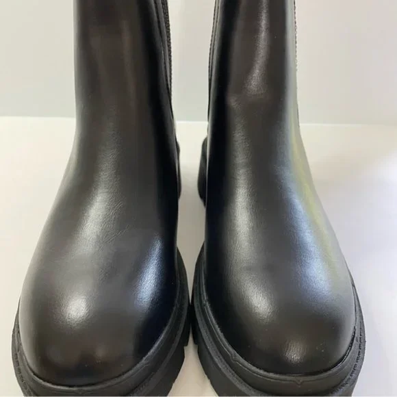 Womens C Paravano Chelsea Combat Boots EU Size 40 Black - Picture 6 of 13